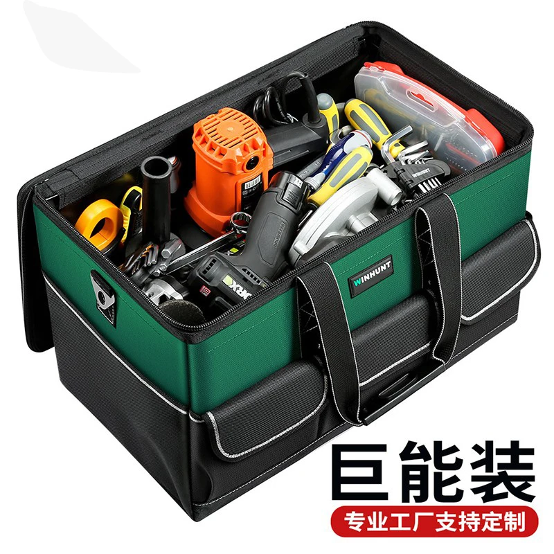 

Multifunctional toolkit Electrician bag Tool bag Canvas Strong and durable Hardware storage Special portable