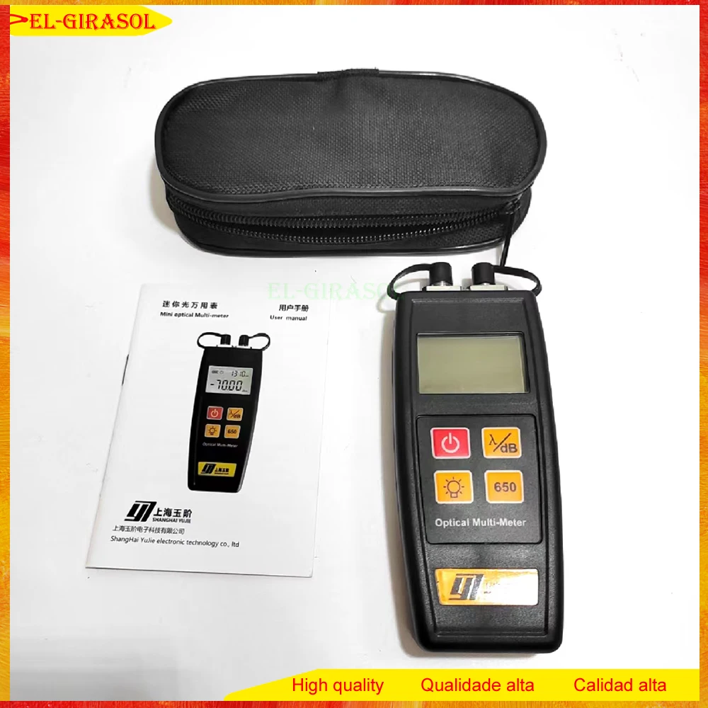 

Quality Warranty YJ-550A o YJ-550C Fiber Optic Mini Multi-meter Optical Power Meter with Visual Fault Locator 1mw 10mw 30mw 50mw