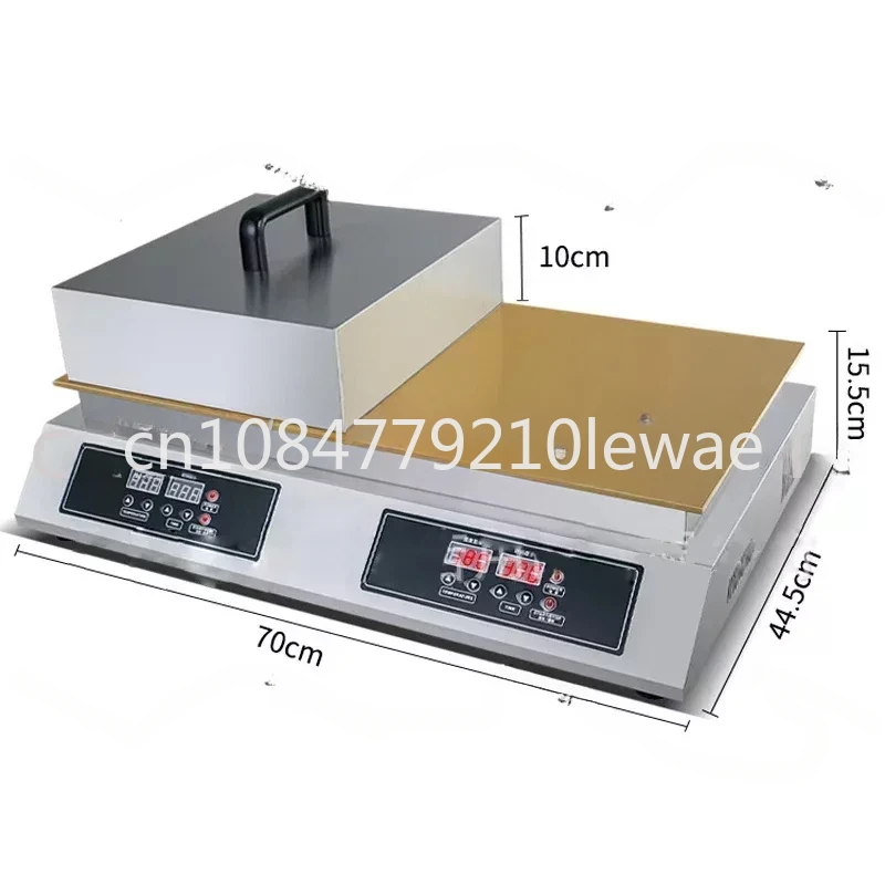 Electric Soufflé Machine Commercial Dorayaki Cookie Maker Pure Copper Digital Snack Double-headed 2600W FC-S36-2