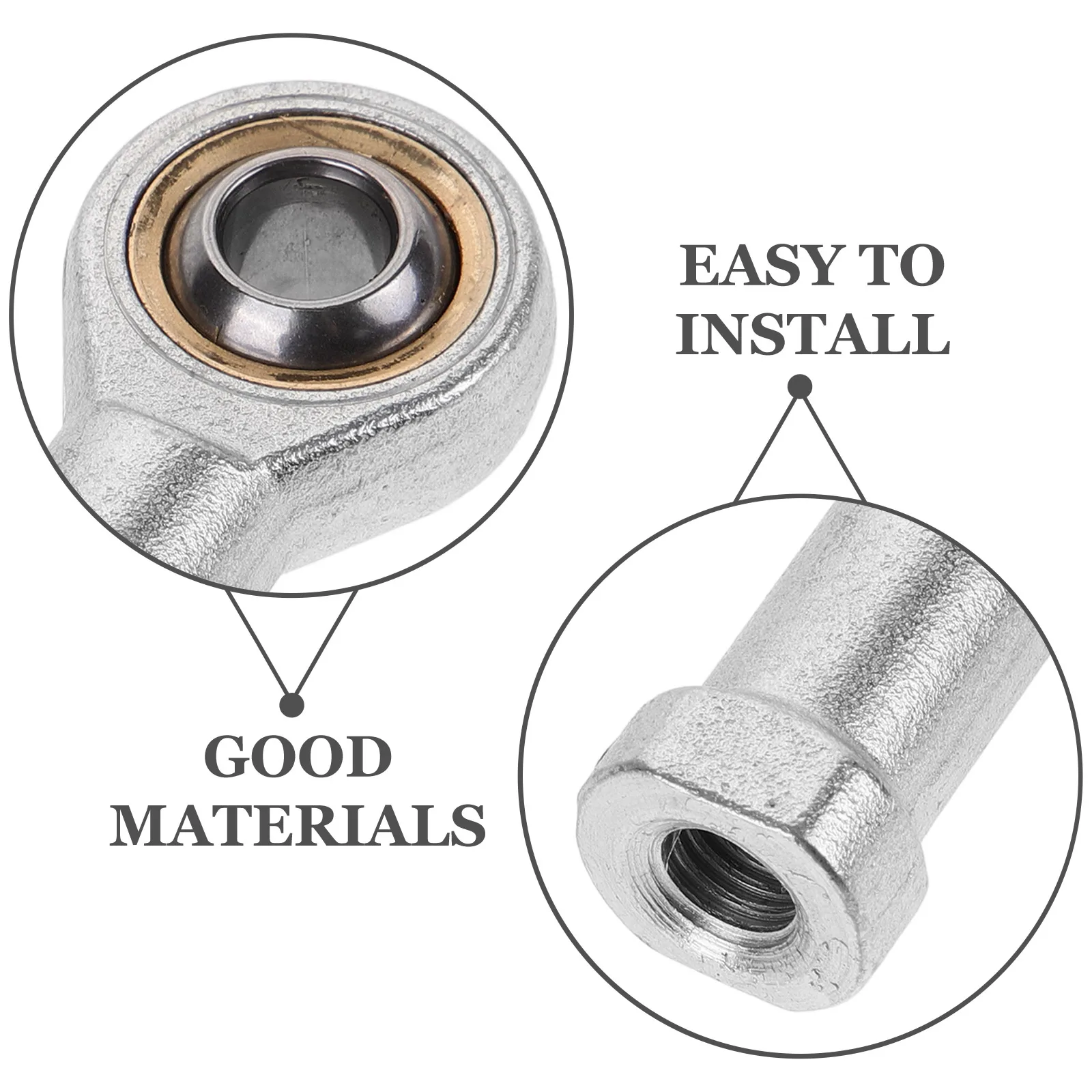 

1Pair Tie Rod End Ball Joint for Atv Steering Stem Reliable Long-Lasting Performance Easy Install Inner Thread Design Atv Ball