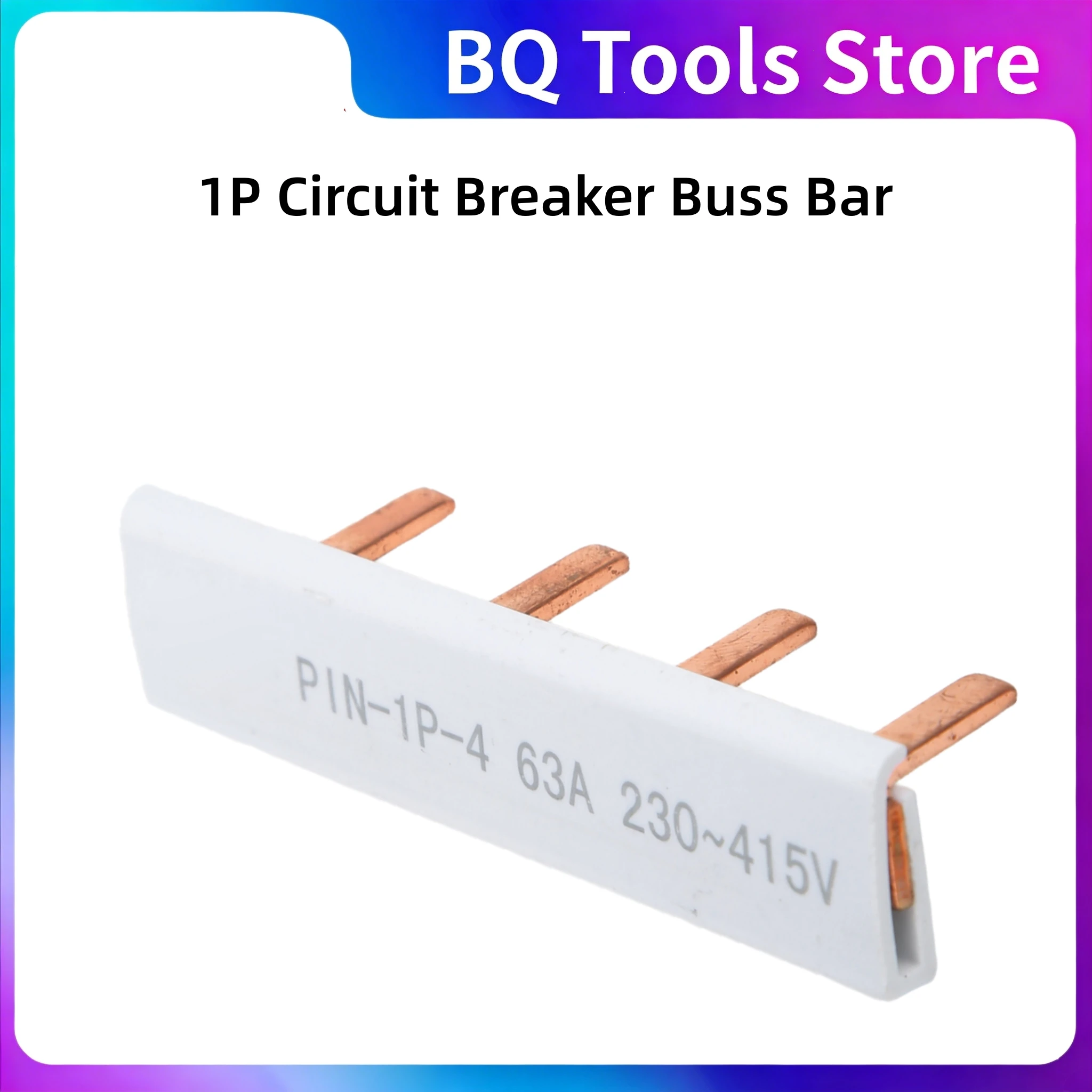 1P Circuit Breaker Buss Bar Single Row Bus Bar Wire Terminal Block Small Circuit Breaker Air Switch Accessories 63А 230-415V