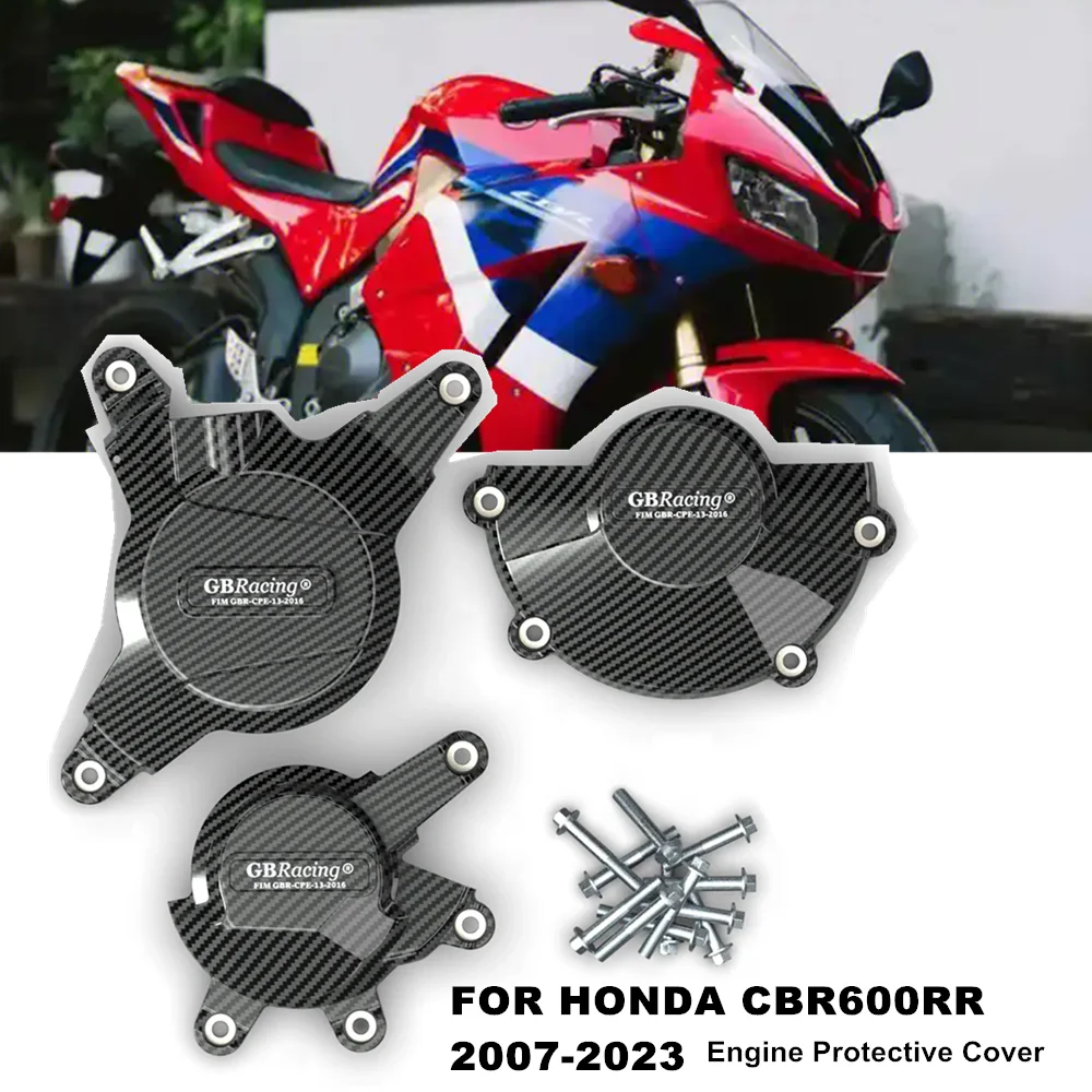 

Motorcycle Engine Cover Sets Bonnet Protector Engine Cover For Honda CBR600RR CBR 600RR CBR600 RR 2007-2023