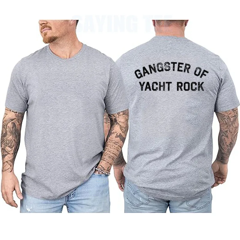 Gangster of Yacht Rock Grafik-T-Shirt Y2k Streetwear Personalisiertes Musik-Konzert-Slogan-T-Shirt Humor Yacht Rock Musik-Fans Kleidung – Detail 10