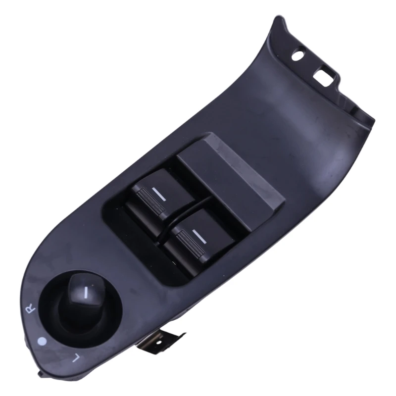 Vehicle Window Control Replacement Assembly for 12V Automotive Systems with Clip-Based Mounting, Metal Retaining Clips, and