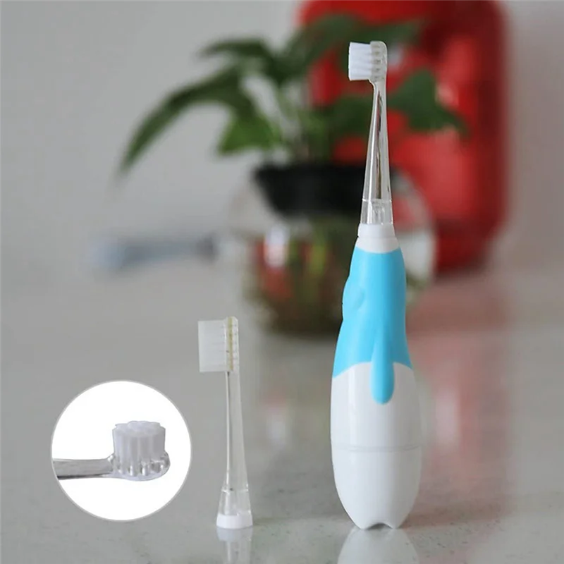 

12PCS for Seago Children Sonic Electric Toothbrush Battery Power Waterproof IPX7 Replaceable Dupont Brush Head