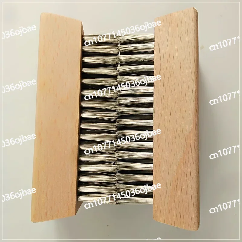 Copper Wire Brush, Wood Handle, Gravure Wallpaper, Printing, Stainless Steel