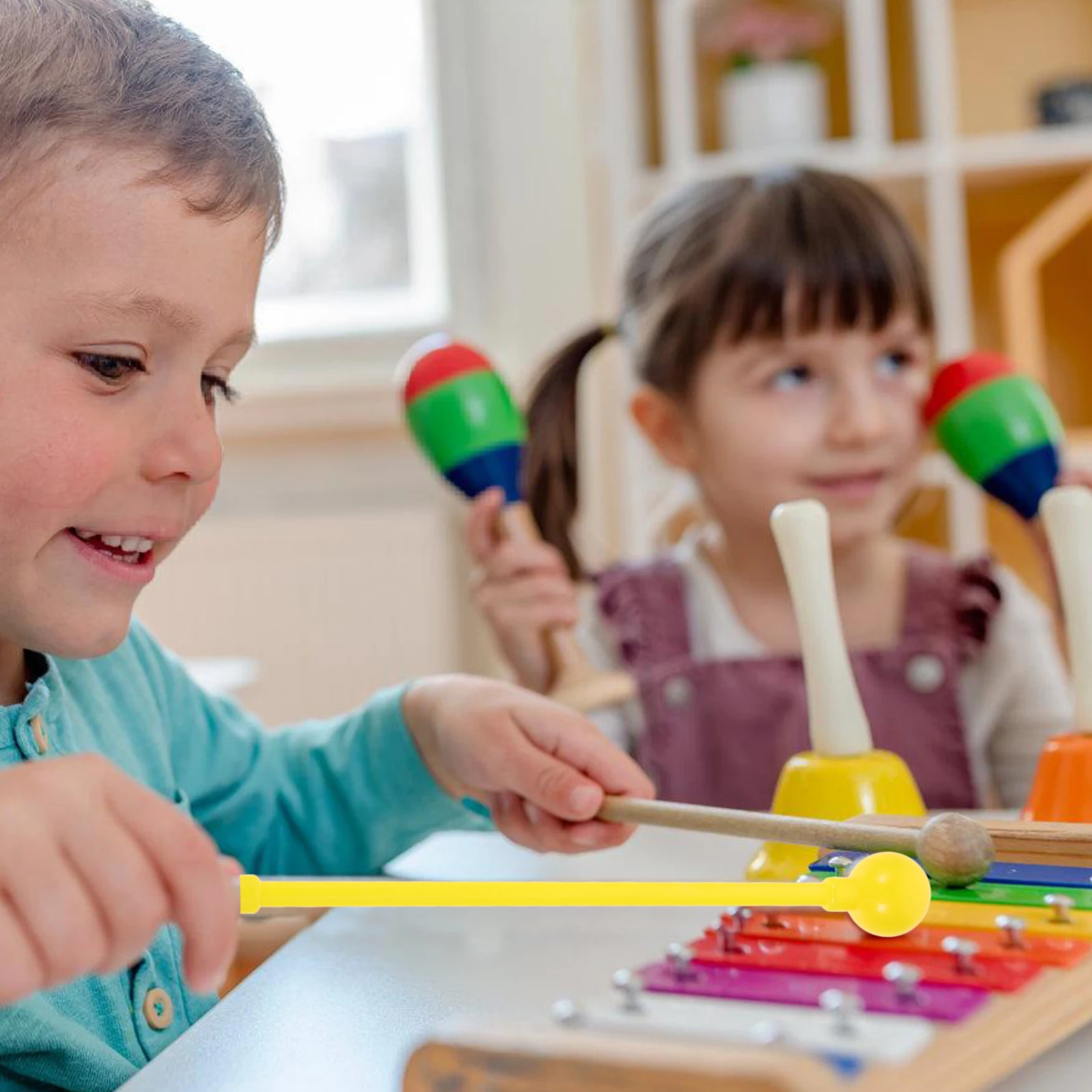 

10Pcs Drum Stick Ergonomic Performance Drumsticks for Marimba Percussion Instrument Mallets Drumsticks for Beginners