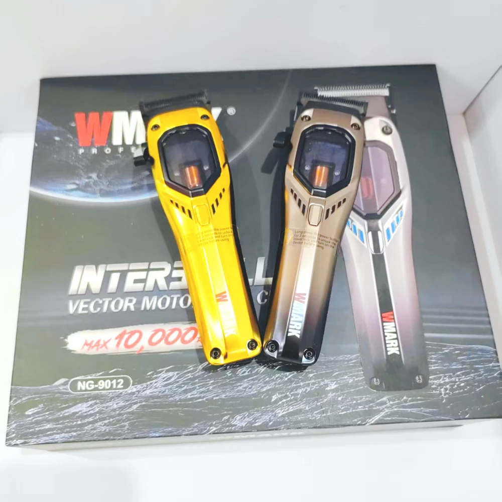 

Новинка 2023 года, профессиональные триммеры для волос, 1000 об/мин, WMARKNG-9012, машинка для стрижки волос с векторным двигателем и магнитной левитацией