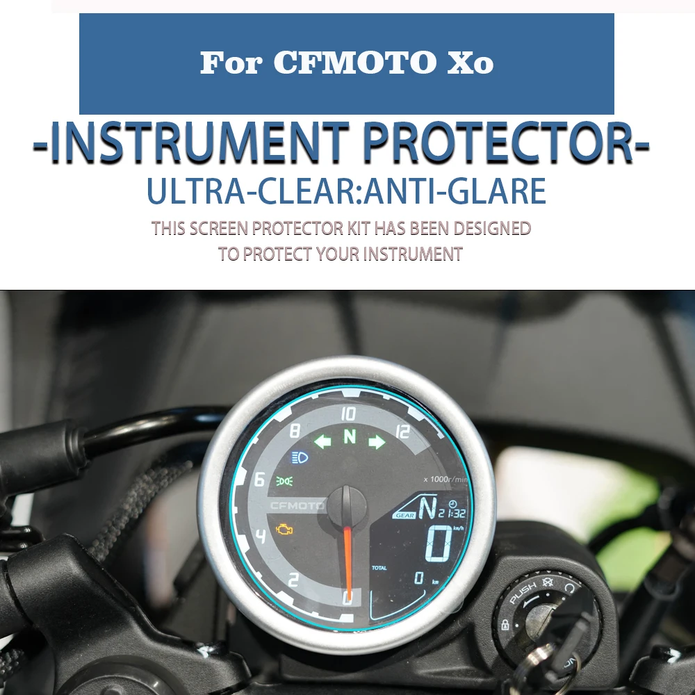 For CFMOTO Xo Papio St Papio 150nk Instrument Panel Film Modification Accessories Anti Scratch High-definition Protective Film