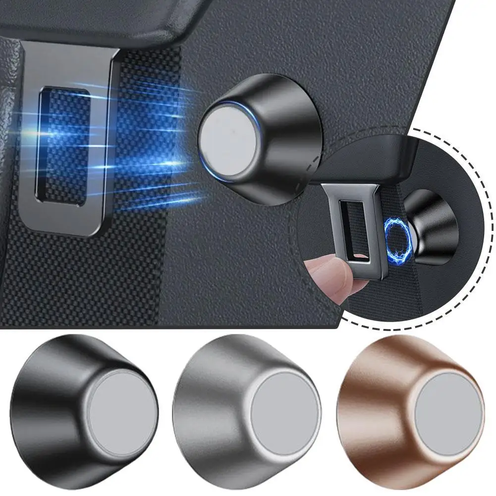 

Magnetic Car Safety Belt Holder Stopper Anti-slip Automobile Seat Belt Retainer Spacing Limit Stop Seatbelt Fixing Clip Limiter