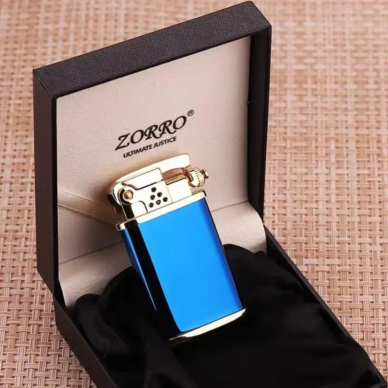 Zorro Personalized Catapult Windproof Metal Lighter Creative Retro Pure Copper Kerosene Lighter Cigarette Lighter Men\'s Gift