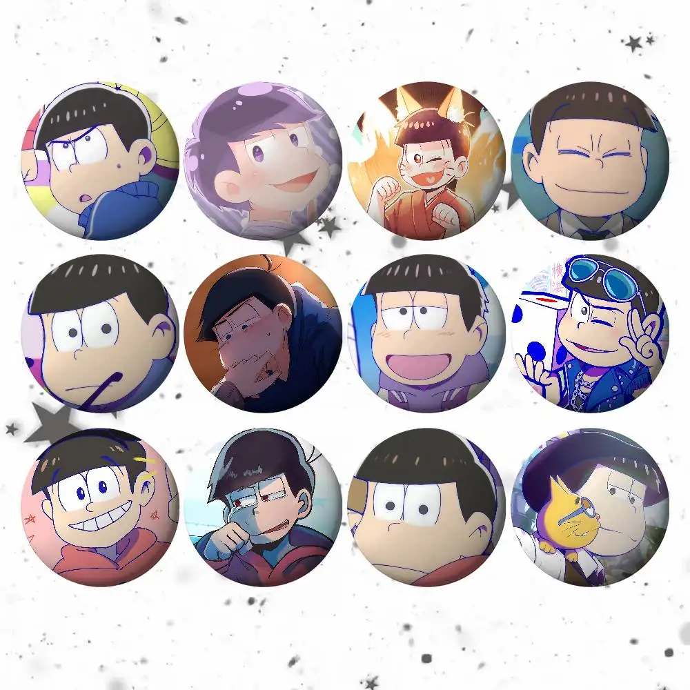 Cartoon Anime O-Osomatsu S-San Für Kleidung Anime Emaille Pin Nette Dinge Cartoon Cosplay Abzeichen Auf Rucksack Brosche kunst Geschenke