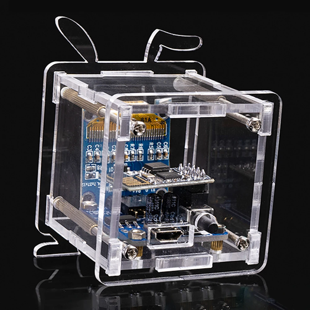 New ESP8266 Mini Weather Clock DIY Electronics Kit 2.4G WiFi Automatic Time Setting with OLED Display Module DIY Soldering Kit