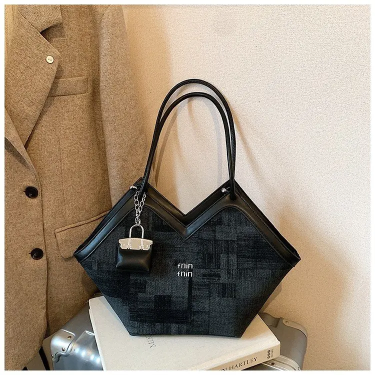 

Премиальная кожаная женская сумка на каждый день, модная элегантная дизайнерская сумка в парижском стиле, высококачественная люксовая винтажная сумка-тоут, повседневная сумка через плечо.