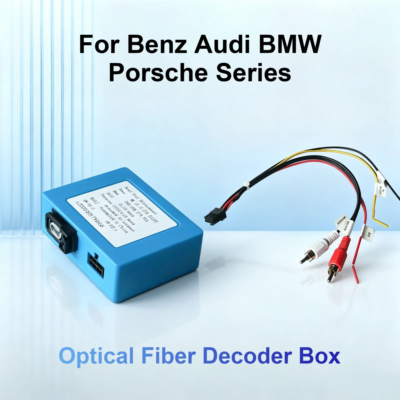 Optischer Faser-Decoder Most Box für 2005-2018 Mercedes Benz ML/R/GL/W211/GLS Serie und für Porsche Cayenne 911 AUDI BMW VW Touareg