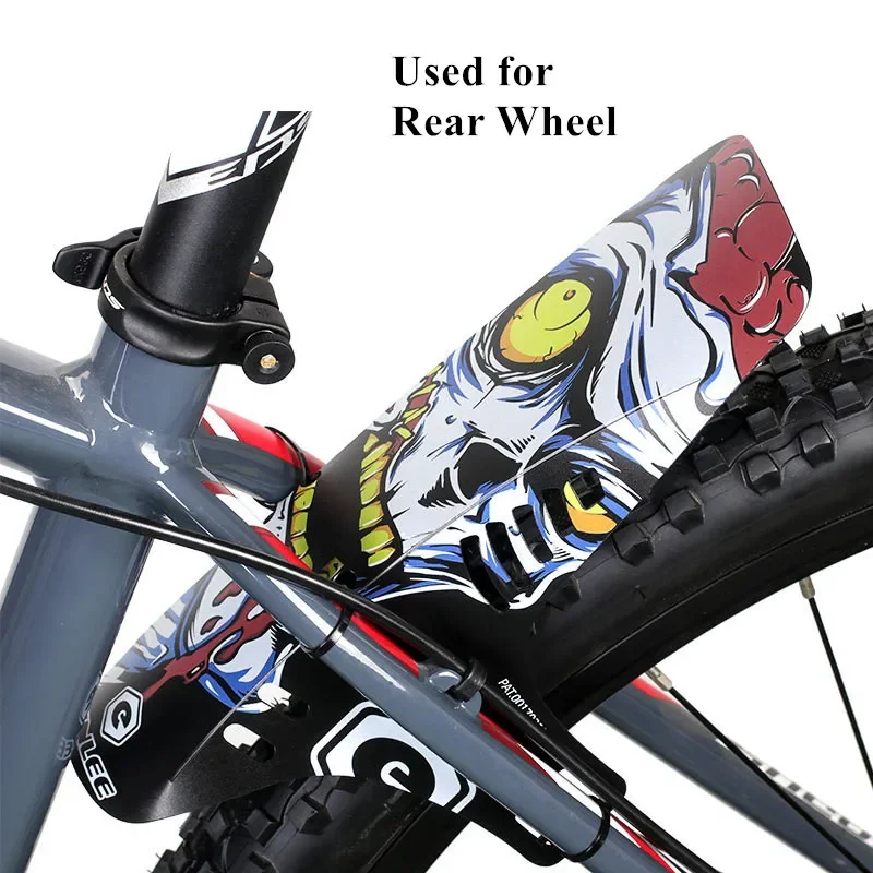 1pc Bicycle Reflective Mudguard Suitable for Mountain Road Bike Front Fork Rear Wheel Fender Reflective Mud Guard Cycling Parts