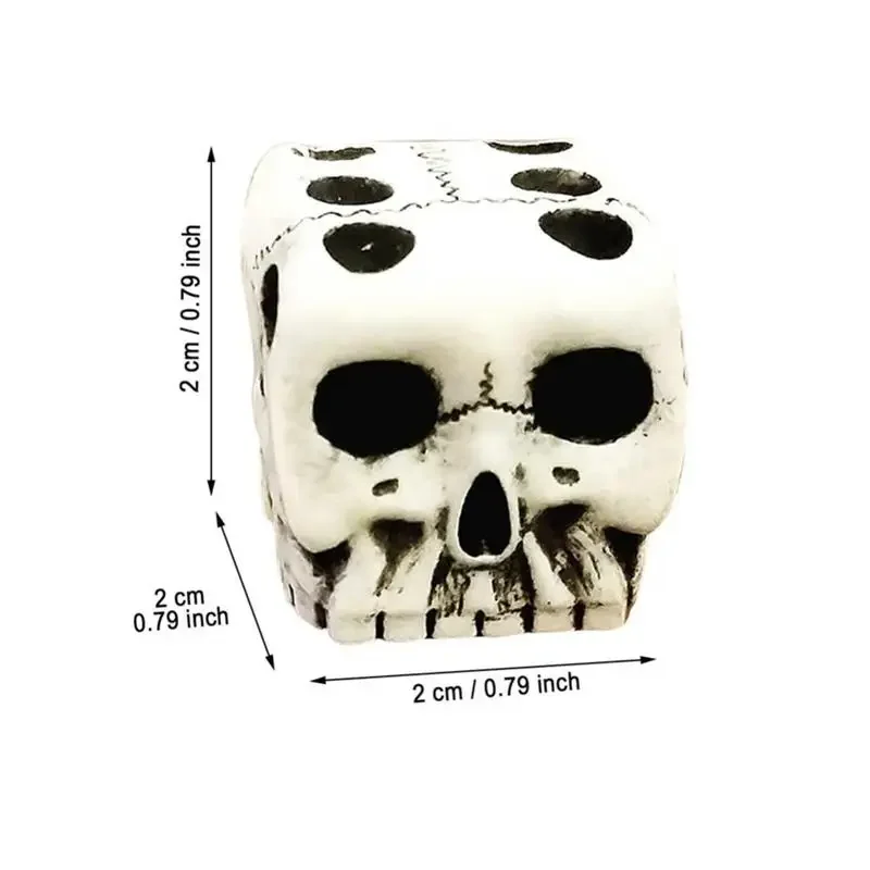 Halloween Dice Set White Skull Game Novel Casual Toys Dungeons and Dragons Sports and Entertainment Role Playing Board Game