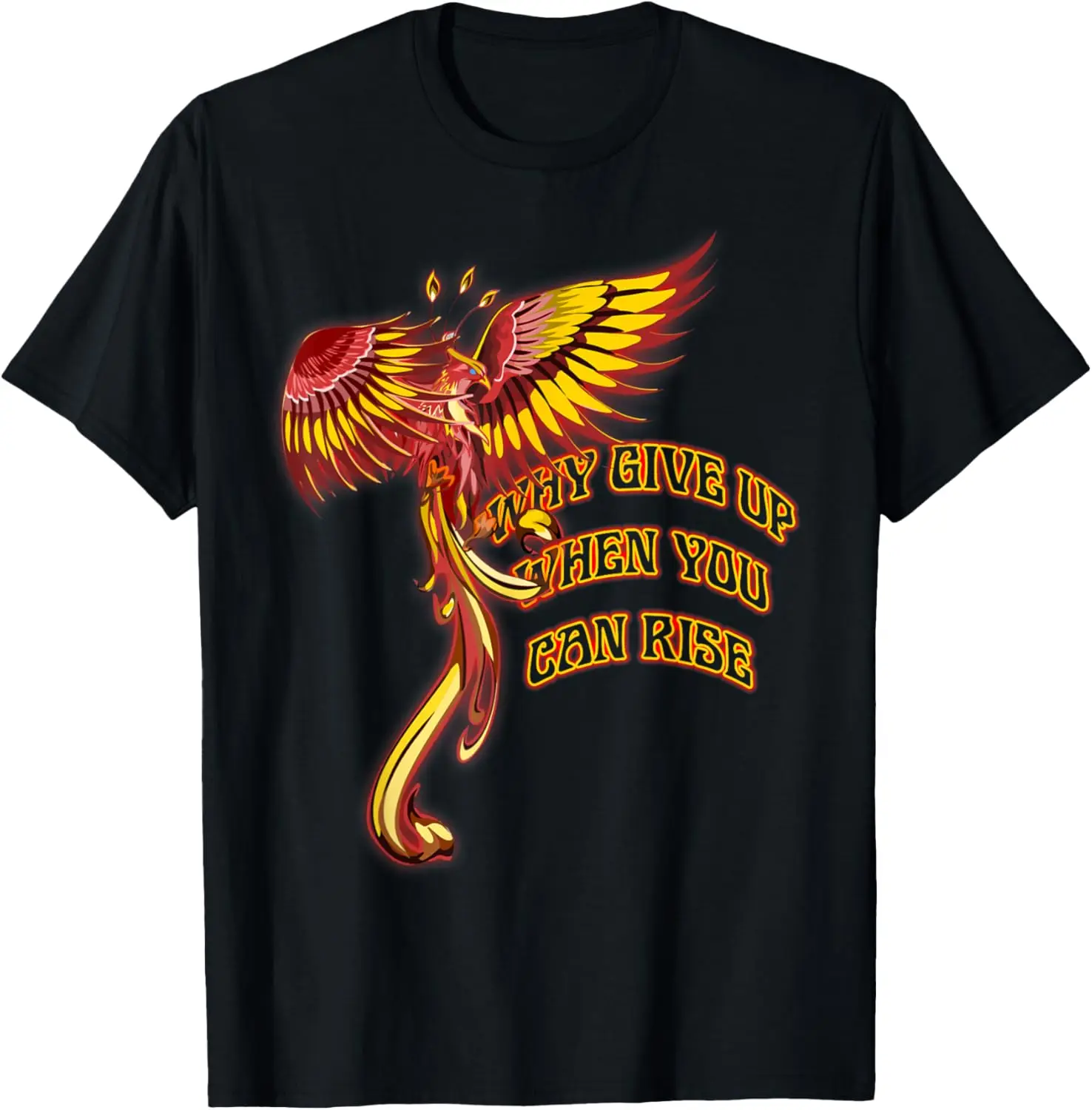 

Футболка Phoenix Firebird Mythical Why Give Up When You Can Rise