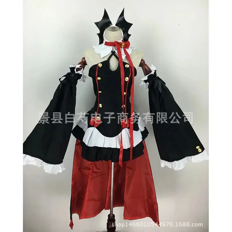 애니메이션 오브 더 엔드 오와리노 세라프 크룰 테페스 유니폼 코스프레 의상 풀 세트 드레스 의상 HK5204c;3.k'6;d.a;