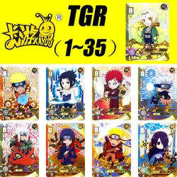 Kayou TGR Card 1~35 Series Naruto Tsunade Namikaze Minato Jiraiya Christmas Birthday Gift Rare Game Toys Collection Card