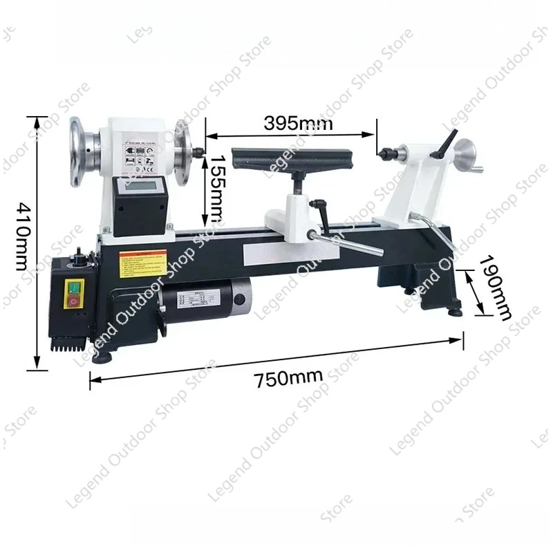 

1M 1.5M 900W 3 Claw Woodworking Household Small Lathe Buddha Bead