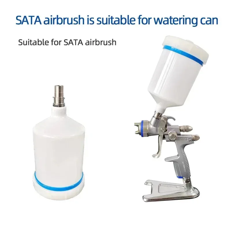 

Spray Gun Pot For Sata Accessories 600ml Capacity Upper Paint Cup14mm Outer Tooth