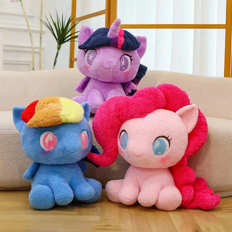 90Cm Q Editie Anime My Little Pony Prototype Pluche Pop Anime Zacht Kussen Meisje Fluttershy Sofa Ornamenten Kinderspeelgoed gift