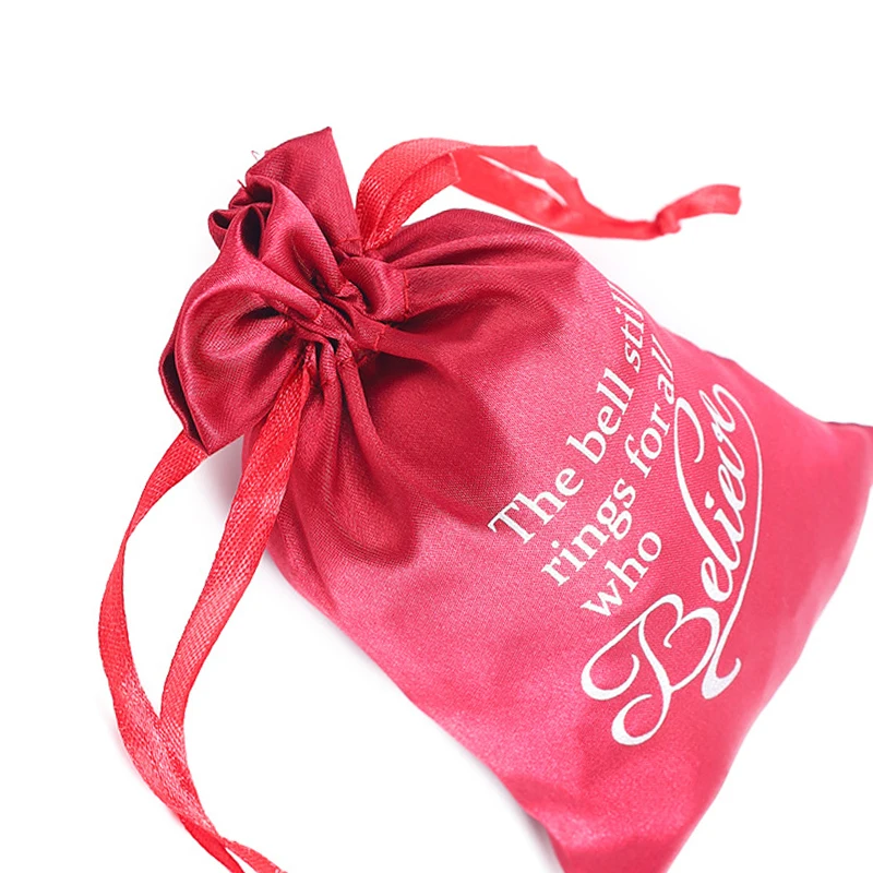 50 قطعة حقيبة من الساتان الحريري الحقيبة الحلوى/هدية/النظارات الشمسية/الزجاج/المجوهرات/العطور/المكياج/الرموش/العذراء الشعر شعار مخصص الرباط حقيبة