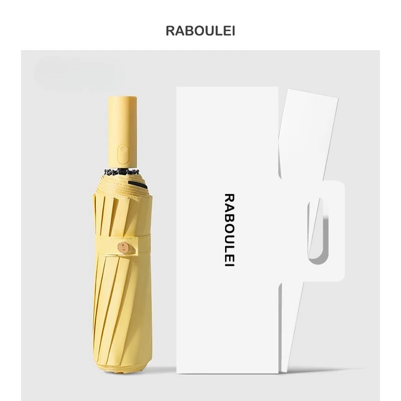 

12-Bone automatic umbrella dual-purpose female sunshade sun protection UV reinforcement thickened strong wind-resistant large