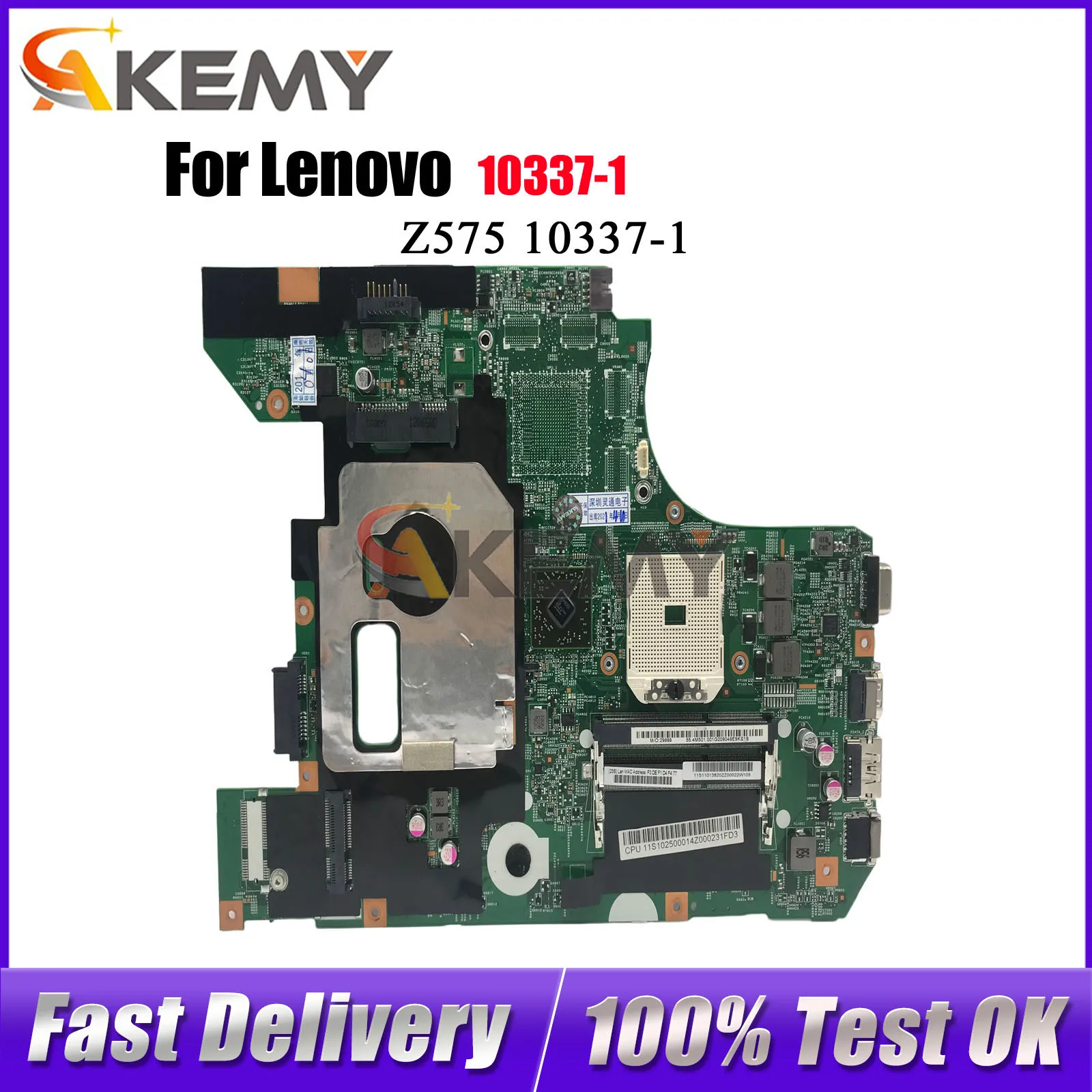 

For Lenovo IdeaPad Z575 Z575E 10337-1 Laptop Motherboard With DDR3 48.4M502.011 100% Fully Tested
