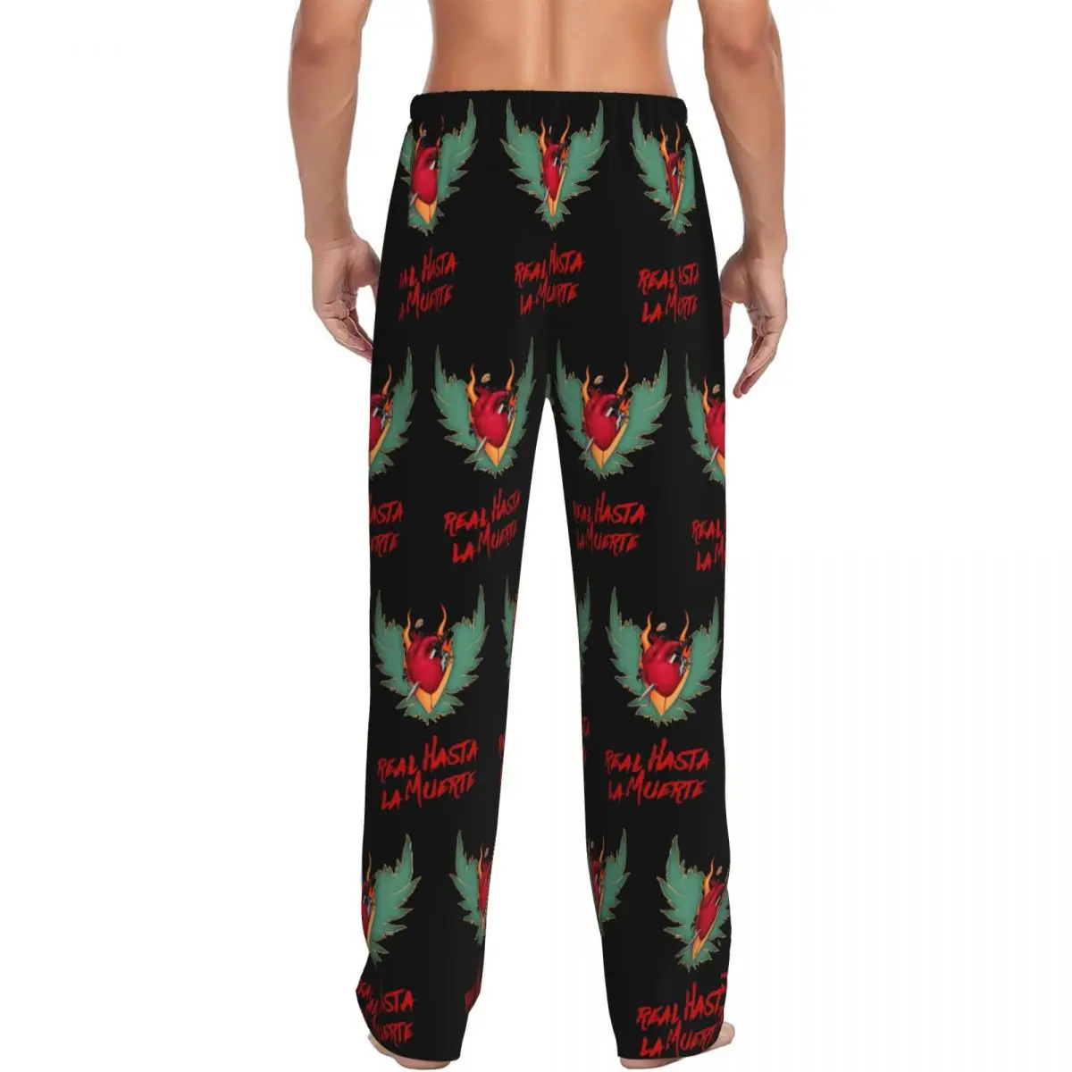 Custom Anuel AA Pajama Pants Men Rapper And Singer Sleepwear Lounge Sleep Bottoms Stretch with Pockets view 3
