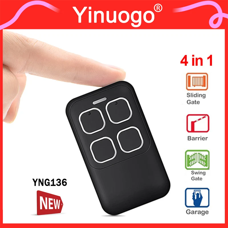 

4 in 1 MultiFrequency Electric Garage Door / Gate Remote Control Duplicator 280MHz-868MHz Garage Door Opener Hand Transmitter