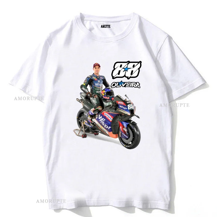 Miguel Oliveira 88 GP Fan Rider T-Shirt New Men Short Sleeve  Boy Casual Tees Mountain Motorcycle Sport Riding Man White Tops