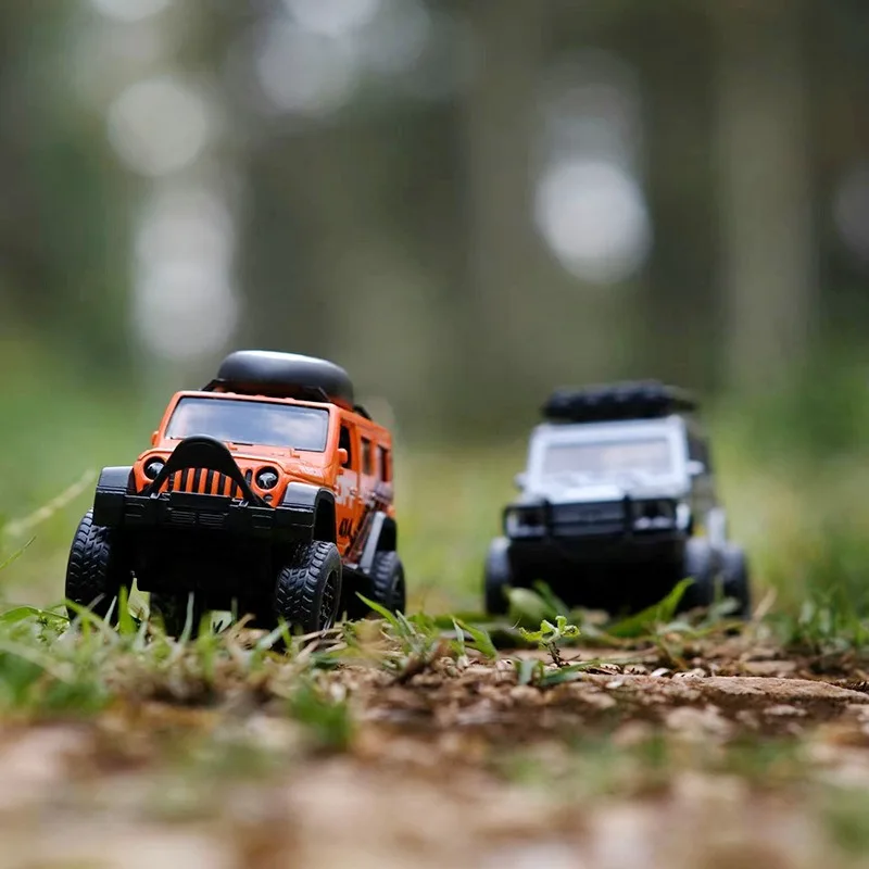 (가방) 1:36 합금 자동차 모델 시뮬레이션 픽업 차량 뒤로 자동차 장식품 컬렉션 소년 어린이를위한 장난감