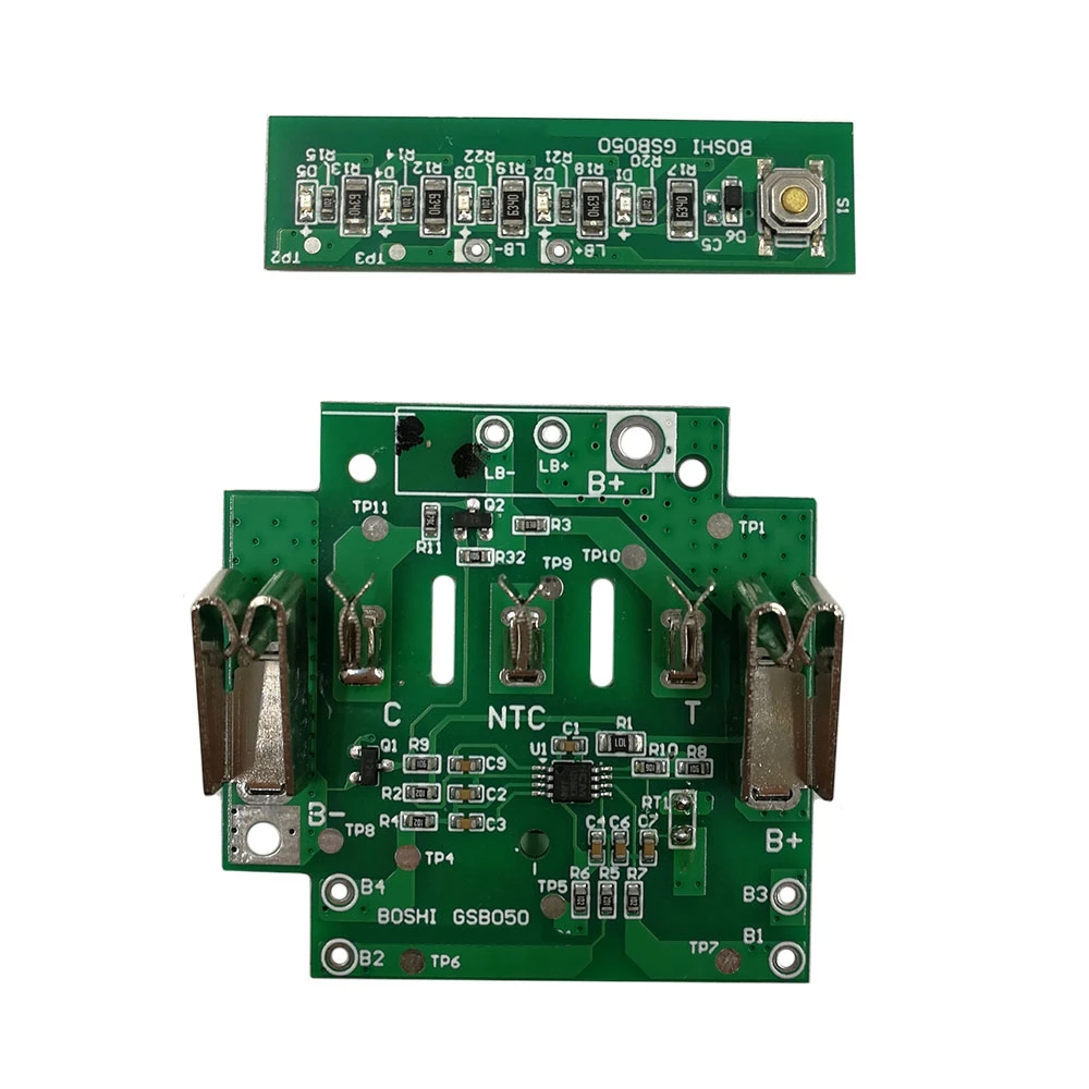 5x21700 BAT618 5 الأساسية بطارية ليثيوم أيون PCB شحن حماية لوحة دوائر كهربائية قذيفة لبوش 18 فولت BAT610 BAT609