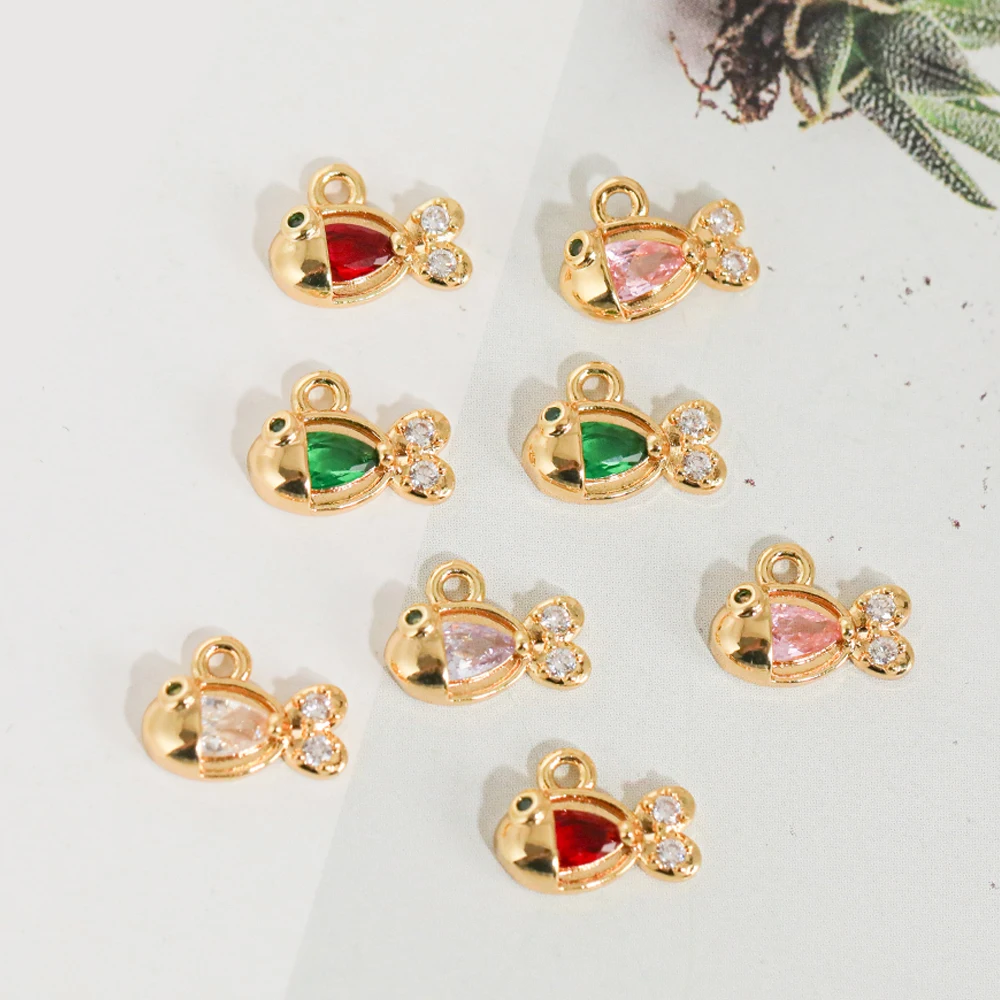 

Cordial Design 7*11MM 100Pcs Jewelry Findings & Components/Pendant/Hand Made/Genuine Gold Plating/Bracelet Accessories #194853
