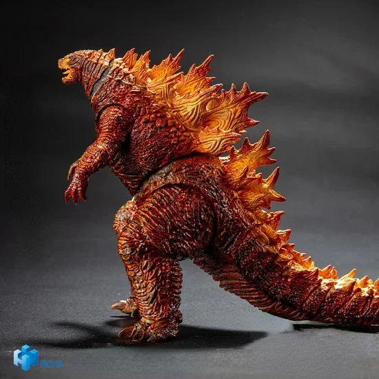 متوفر في المخزون HIYA 18 سم شخصية جميلة أساسية حرق Godzilla أنيمي هدية