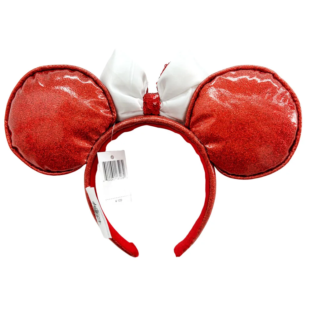 Disney Mickey Minnie Mouse Ears Headband Holiday Party Cosplay Hairband EARS COSTUME Headband Plush Adult/Kids Headband Gift