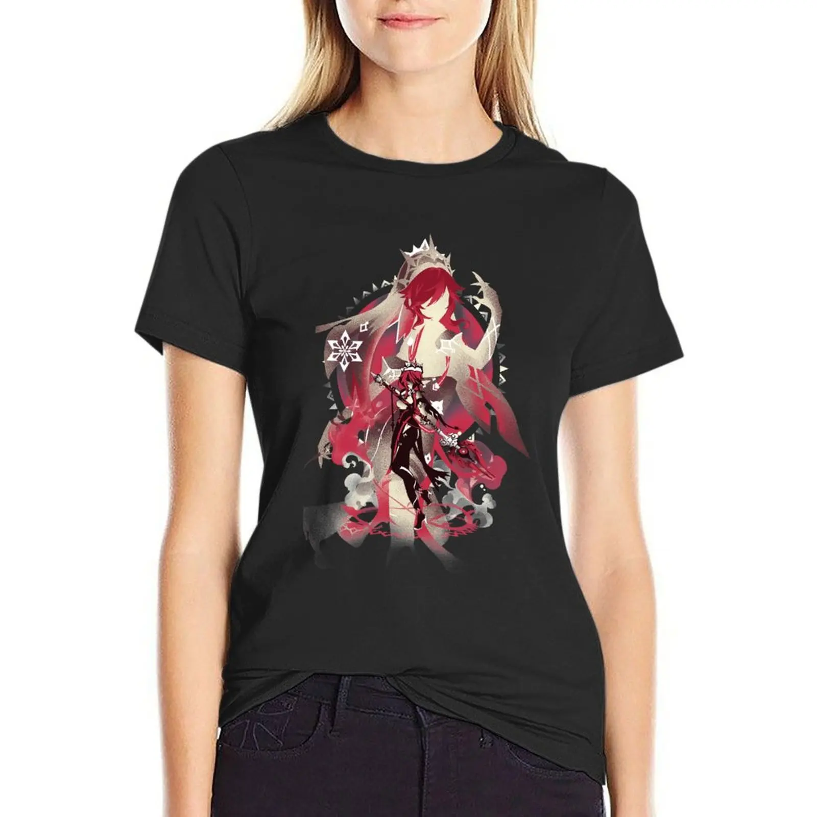 

Rosaria Thorny Benevolence T-Shirt Female clothing funnys tshirts woman