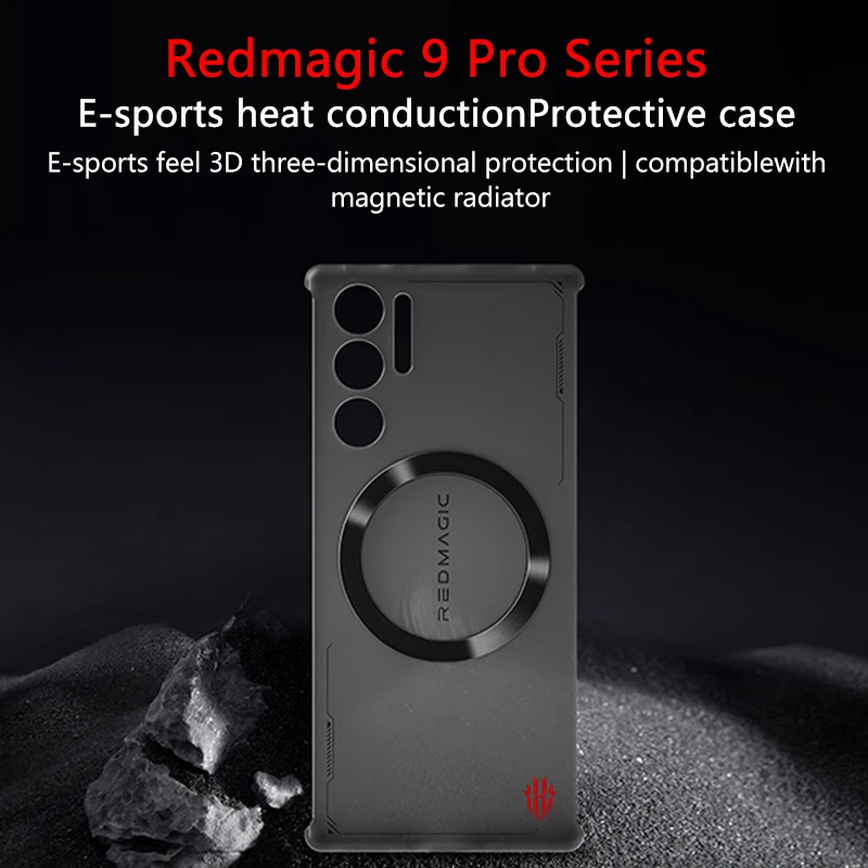 Original REDMAGIC 9Pro 9 pro+ 9 pro plus E-sports heat conduction Protective case  Redmagic 9pro 9pro+ 9 pro plus