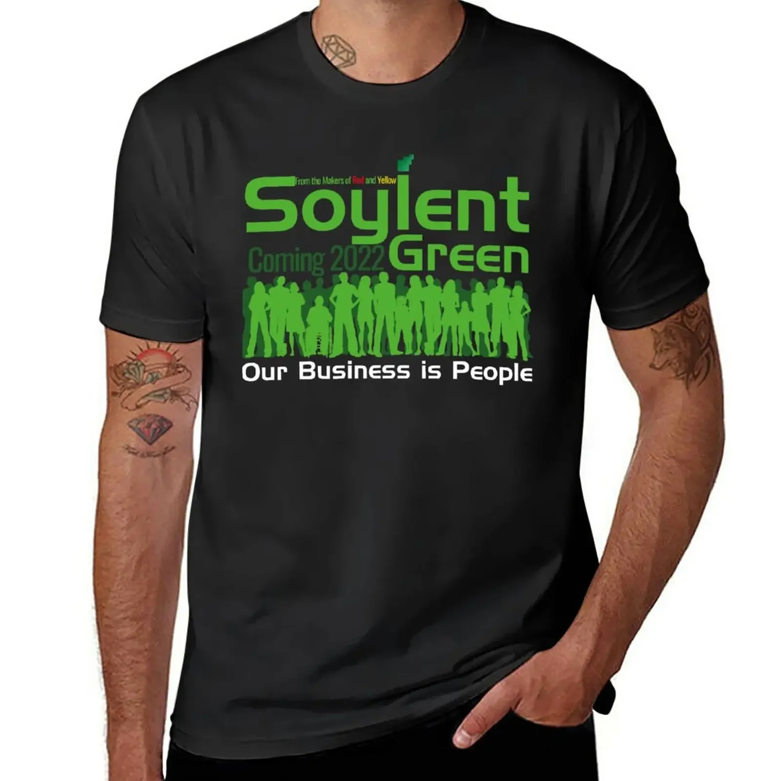 Soylent Green is People T-Shirt sports fans summer top aesthetic clothes mens big and tall t shirts