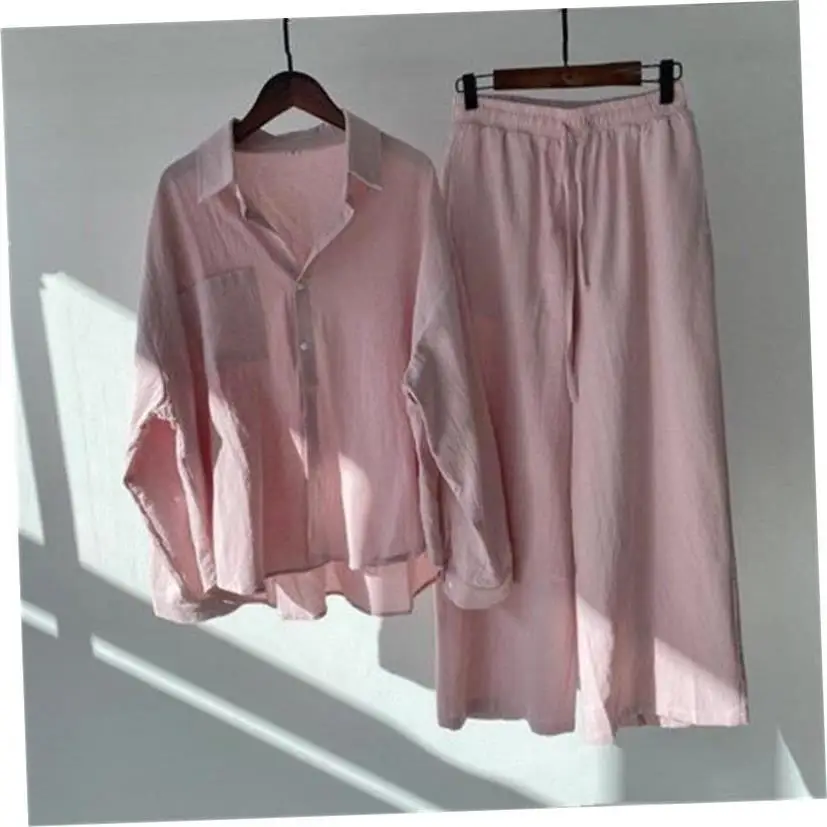 Faion feminino cintura alta algodão linho irt terno corte reto nó ry material fino quente impresso cardigan aberto