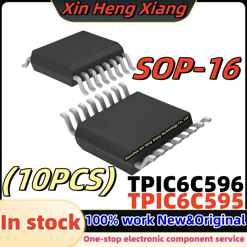 (10pcs)  TPIC6C596 TPIC6C596DR 6C596 TPIC6C595 TPIC6C595DRG4 6C959 SOP-16