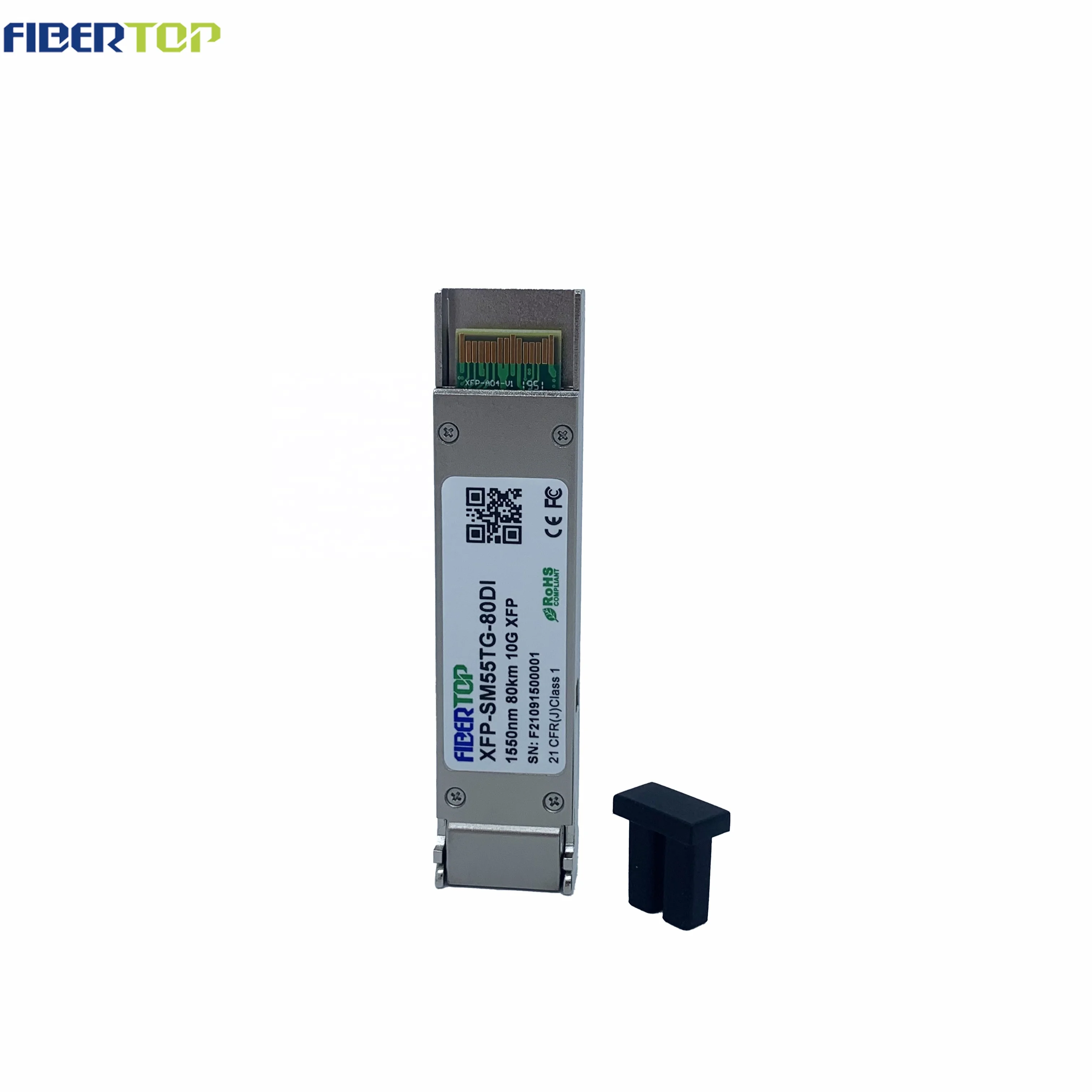 Fibertop XFP Industrial Module 10GBASE-ZR XFP 1550nm 80km DOM LC SMF Transceiver Module For Juniper Networks EX-XFP-10GE-ZR