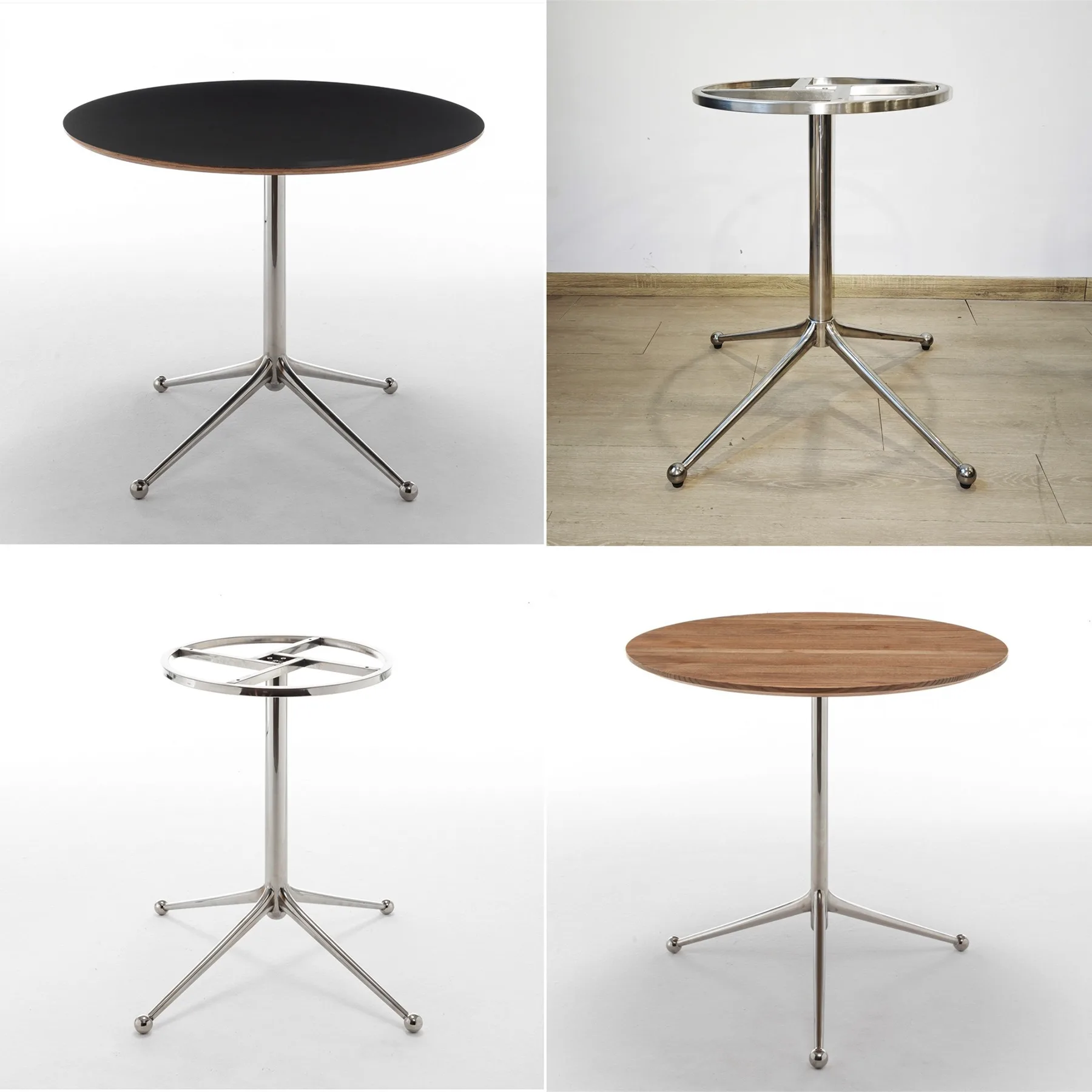 stainless steel table foot coffee table foot designer table with cross foot four fork feet B10 2