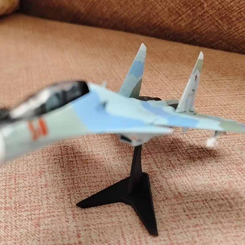 In Stock Pre-Painted Su-27 Flanker Model Myster Scale Military Aircraft Figurine Kit Mini Collectible Display Toy Birthday Gift - view 5