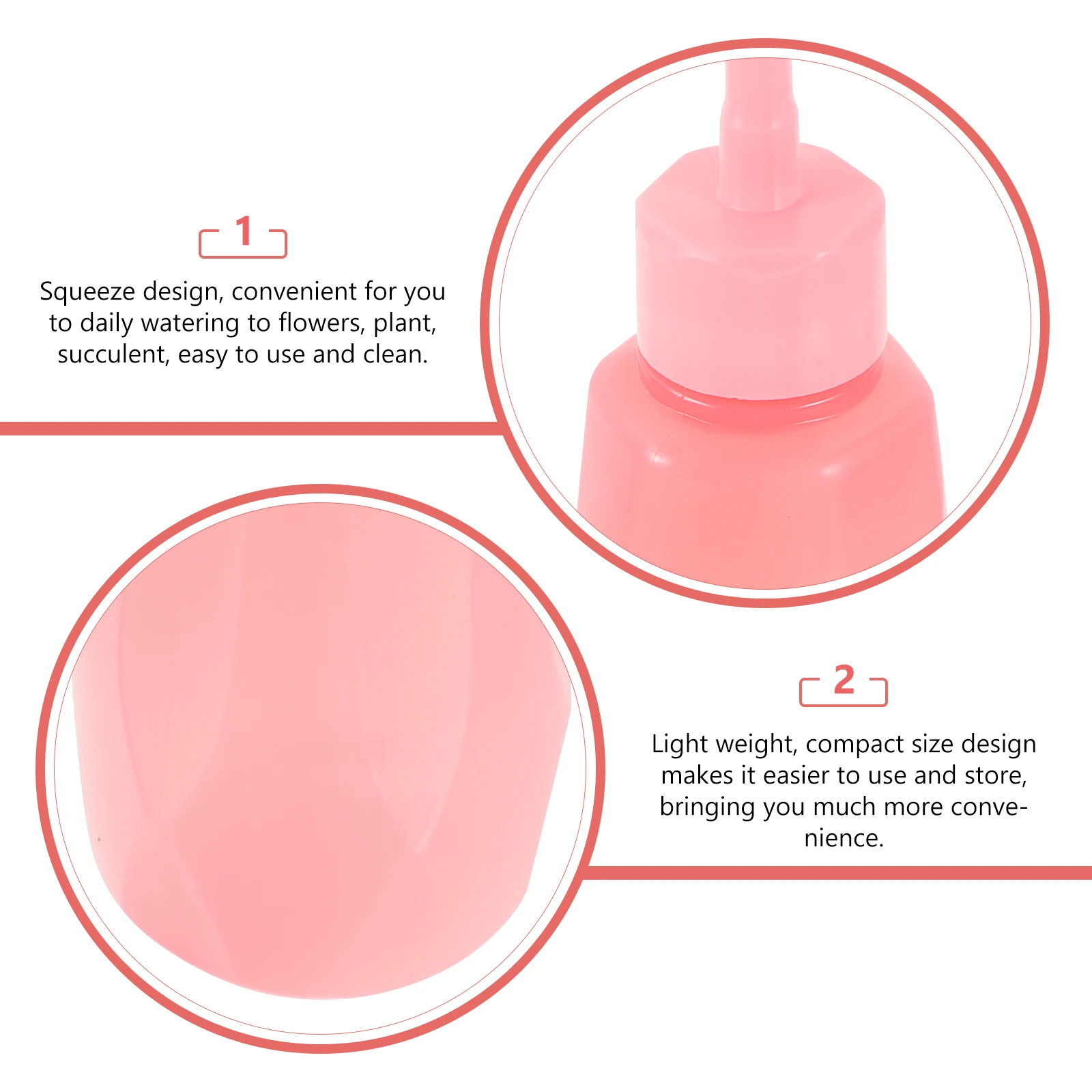 

Creative Watering Multi-Functional Plastic Squeeze Bottle For Plants Flower Succulents Garden Portable Leak-Proof Flower
