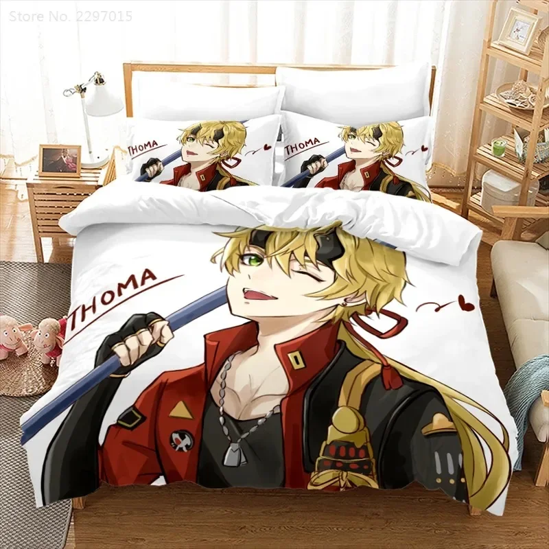 Tokyo Revengers Bedding Set Queen Size Duvet Cover Set Quilt Covers Pillowcase Sano Manjirō Hanagaki Takemichi Anime 3d for Home
