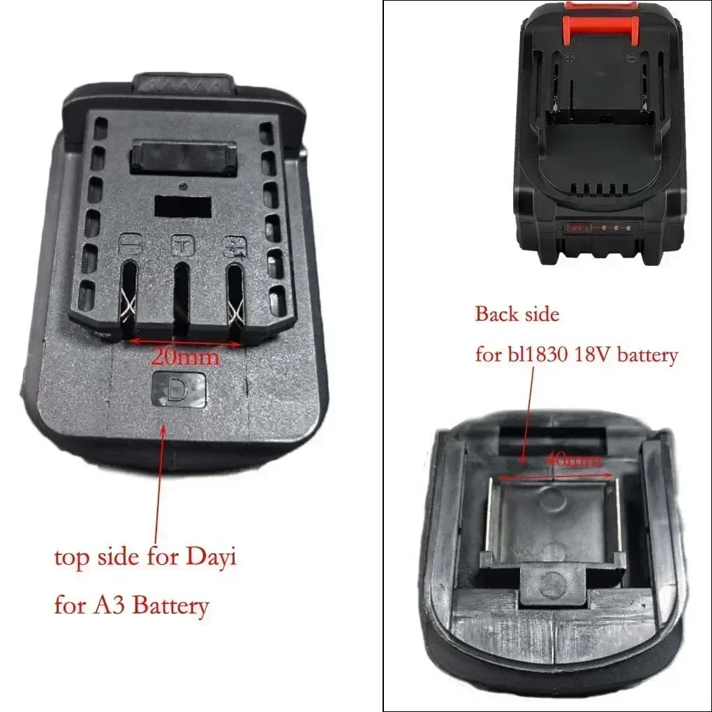 

Battery Adapter Converter For BL1830 BL1840 BL1850 For Dayi For A3 2106 Battery Battery Adapter Converter For BL1830 BL1840 BL18