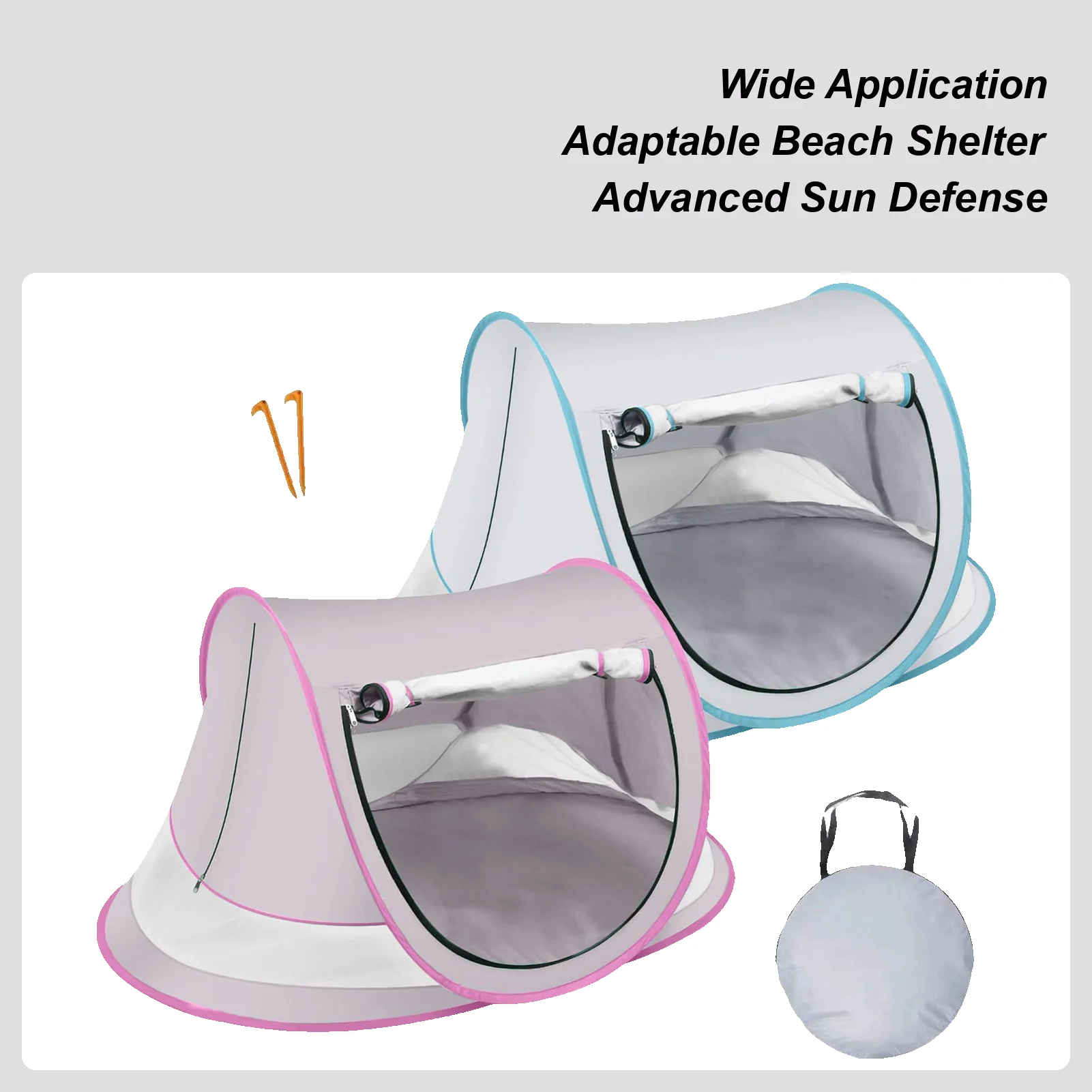 Baby Strand Zelt Pops-up Baby Baldachin Leichte Sand-Proof Dome Zelt Outdoor Sonnenschirm Reise Kind Spielen Dome Markise Spielzeug